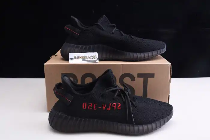 MaikeSneakers Adidas Yeezy Boost 350 V2 Black Red CP9652 0122