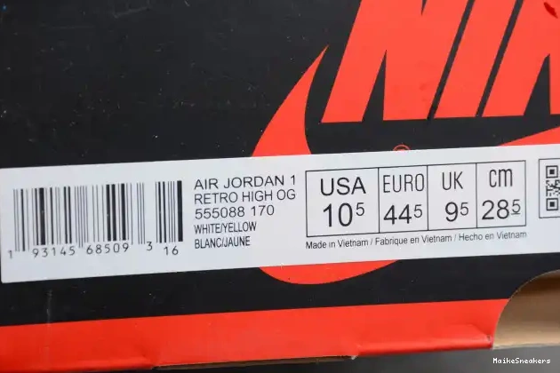 MaikeSneakers 555088-170 Retro Class 1 High Air OG Jordan First Flight 0222