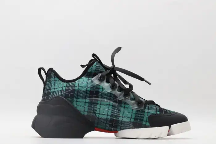 MaikeSneakers DR-CONNECT GREEN PLAID 0206