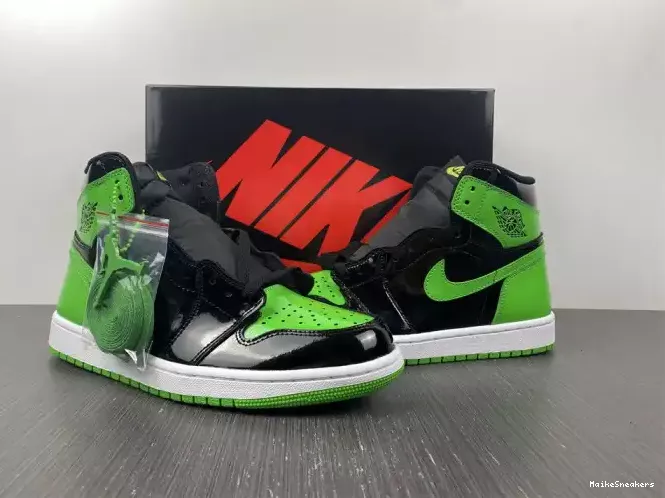 MaikeSneakers Green OG 1 Jordan High 555088-030 Air Pine 0207