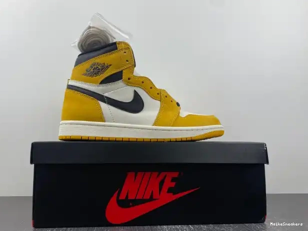 MaikeSneakers High Yellow Air 1 OG DZ5485-701 Ochre Jordan 0215