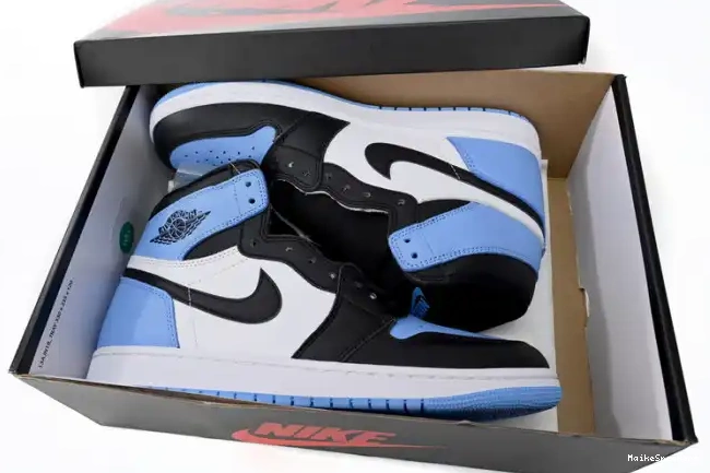 MaikeSneakers 1 High OG Jordan DZ5485-400 UNC Toe Air 0220