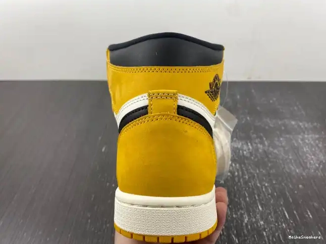 MaikeSneakers High Yellow Air 1 OG DZ5485-701 Ochre Jordan 0215