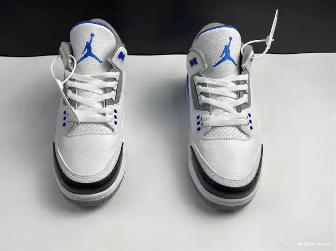 MaikeSneakers White 3 Retro Jordan CT8532-040 Blue Air 0207