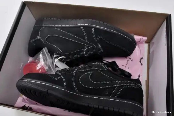 MaikeSneakers Jordan 1 Scott Air Phantom OG Low DM7866-001 x Black Travis 0225