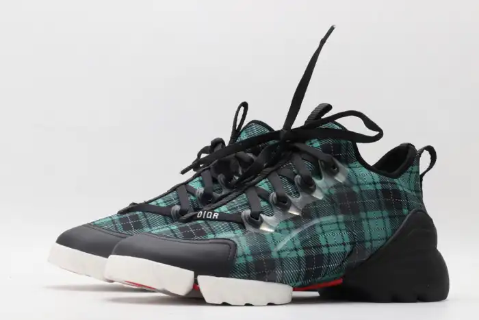 MaikeSneakers DR-CONNECT GREEN PLAID 0206