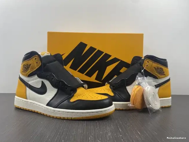 MaikeSneakers High Jordan Toe 555088-711 1 OG Air Yellow 0214