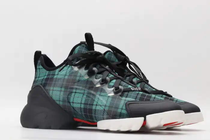 MaikeSneakers DR-CONNECT GREEN PLAID 0206