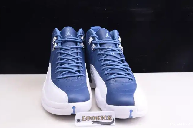 MaikeSneakers Stone Retro Air Jordan Blue 12 130690-404 0216