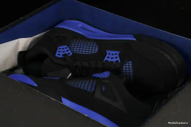 MaikeSneakers Royal Black Retro 4 Jordan Game CT8527-018 0216