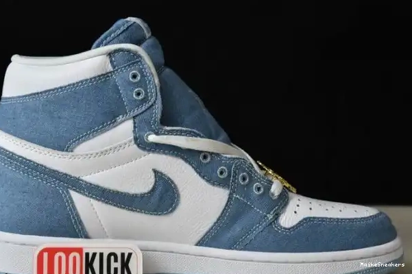 MaikeSneakers DM9036-104 Air Denim WMNS High Jordan 1 OG 0222