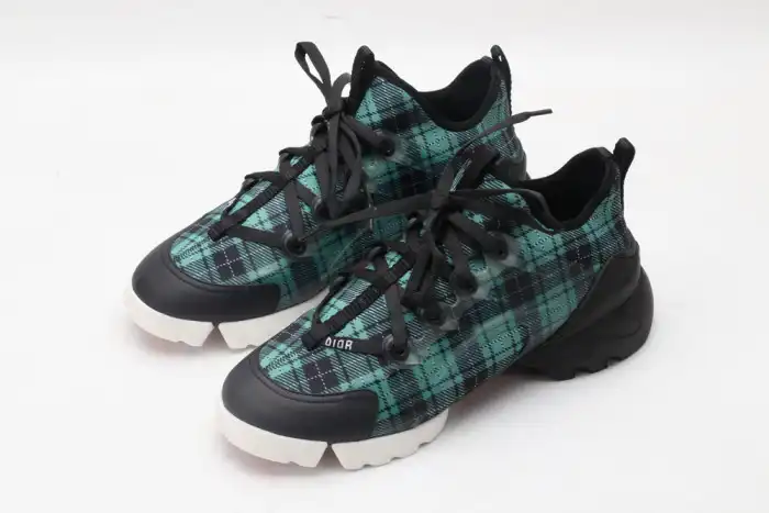 MaikeSneakers DR-CONNECT GREEN PLAID 0206