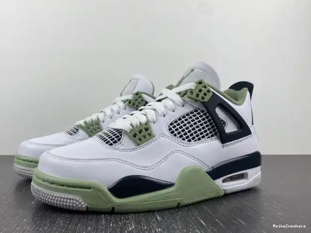 MaikeSneakers AQ9129-103 Air WMNS Jordan 4 Seafoam 0226