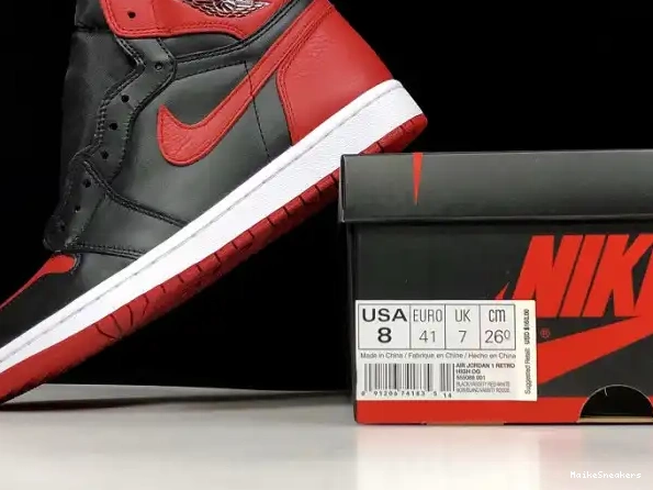 MaikeSneakers Banned 555088-001 Air Jordan Retro OG High 1 0225