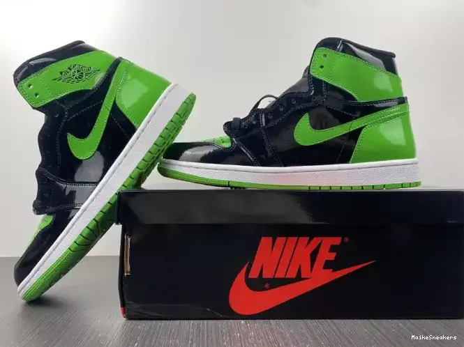 MaikeSneakers Green OG 1 Jordan High 555088-030 Air Pine 0207