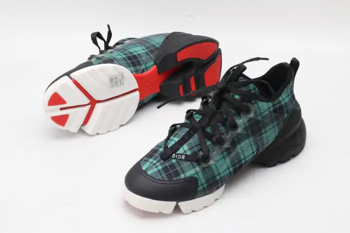 MaikeSneakers DR-CONNECT GREEN PLAID 0206