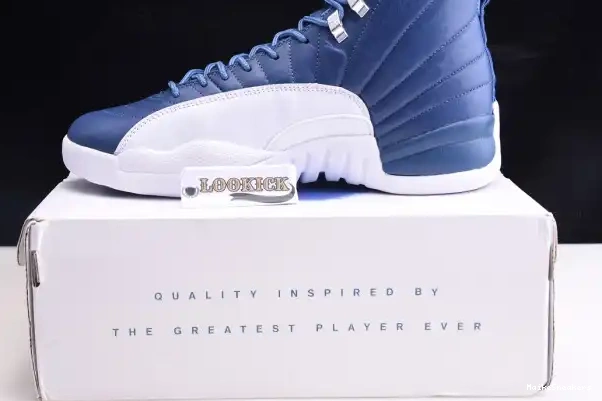 MaikeSneakers Stone Retro Air Jordan Blue 12 130690-404 0216