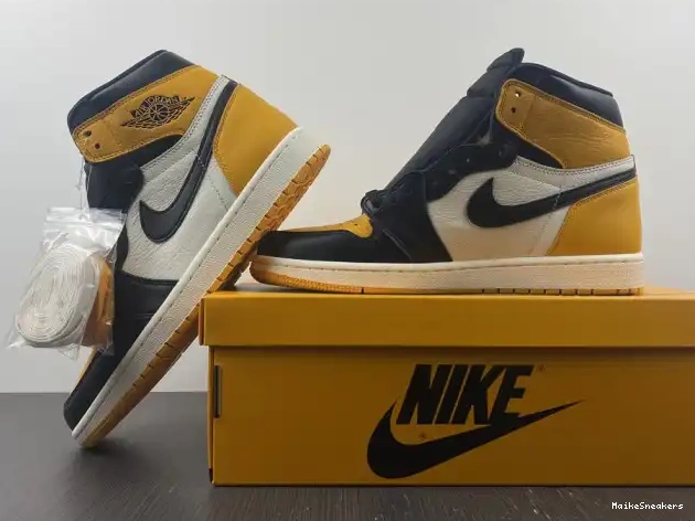 MaikeSneakers High Jordan Toe 555088-711 1 OG Air Yellow 0214