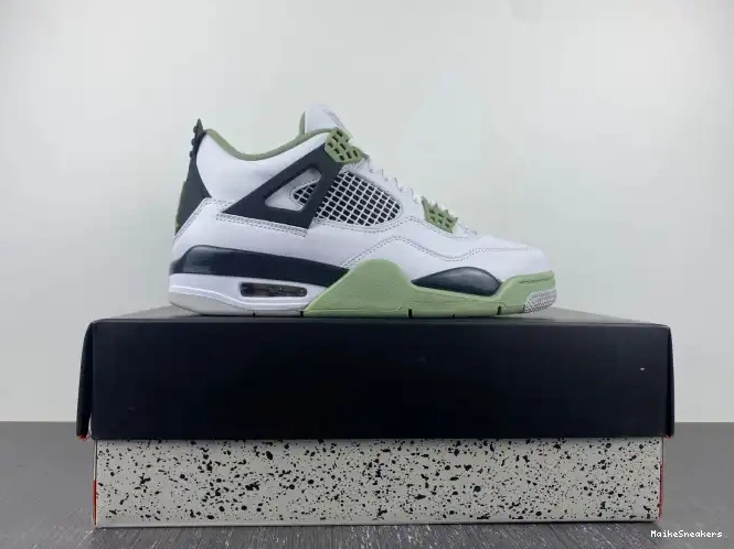 MaikeSneakers AQ9129-103 Air WMNS Jordan 4 Seafoam 0226