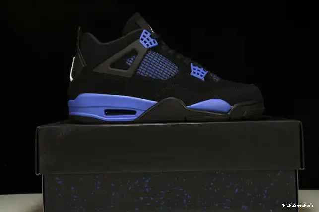 MaikeSneakers Royal Black Retro 4 Jordan Game CT8527-018 0216