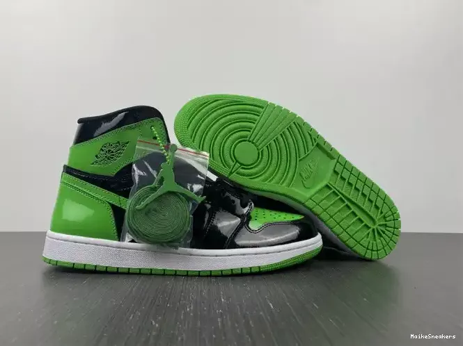 MaikeSneakers Green OG 1 Jordan High 555088-030 Air Pine 0207