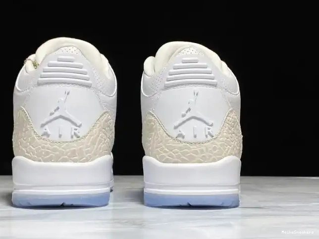 MaikeSneakers 136064-111 Jordan Retro 3 Triple Air White 0212