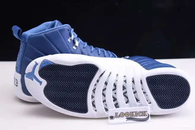 MaikeSneakers Stone Retro Air Jordan Blue 12 130690-404 0216