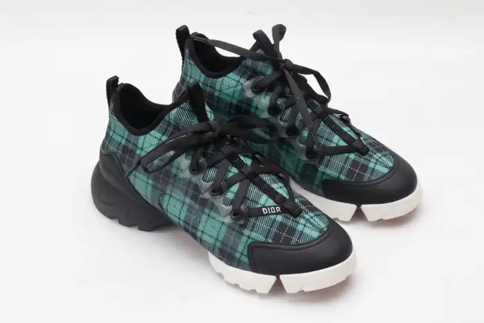 MaikeSneakers DR-CONNECT GREEN PLAID 0206