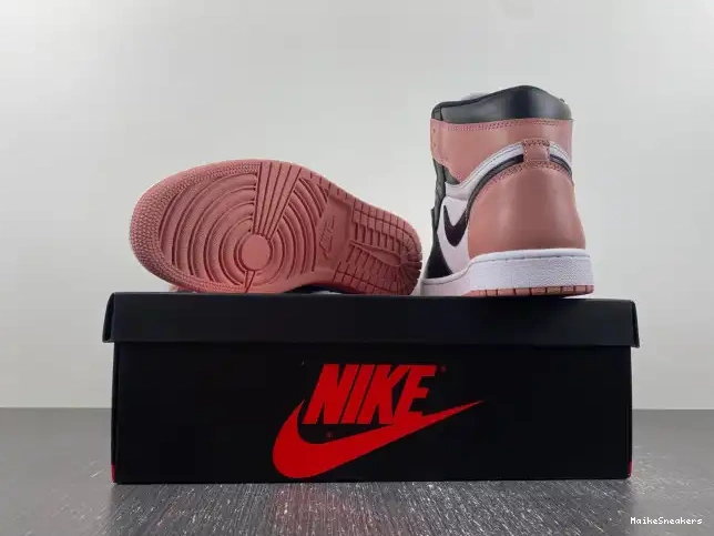 MaikeSneakers Air High Rust Jordan Retro Og Pink 1 Nrg 861428-101 0218