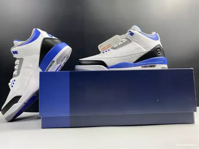 MaikeSneakers White 3 Retro Jordan CT8532-040 Blue Air 0207