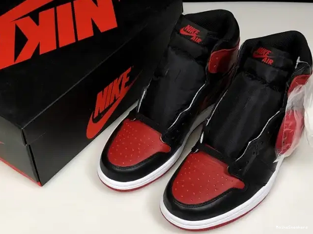 MaikeSneakers Banned 555088-001 Air Jordan Retro OG High 1 0225