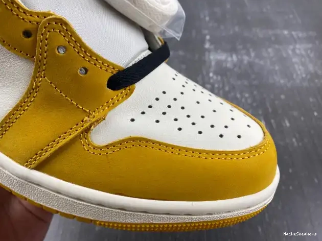 MaikeSneakers High Yellow Air 1 OG DZ5485-701 Ochre Jordan 0215