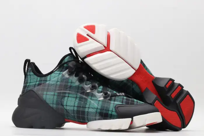 MaikeSneakers DR-CONNECT GREEN PLAID 0206