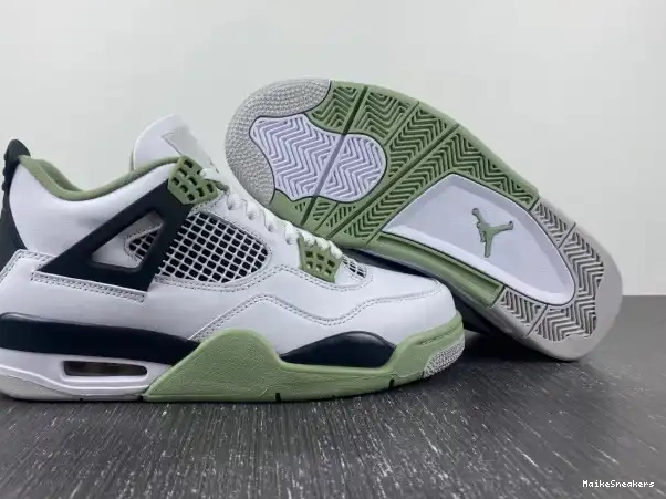 MaikeSneakers AQ9129-103 Air WMNS Jordan 4 Seafoam 0226