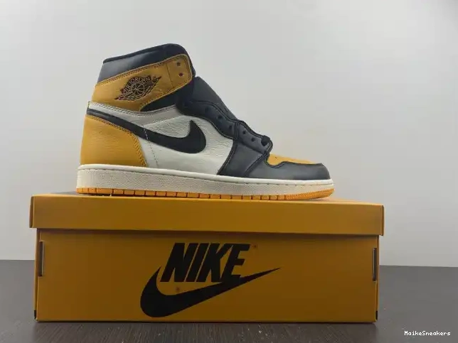 MaikeSneakers High Jordan Toe 555088-711 1 OG Air Yellow 0214