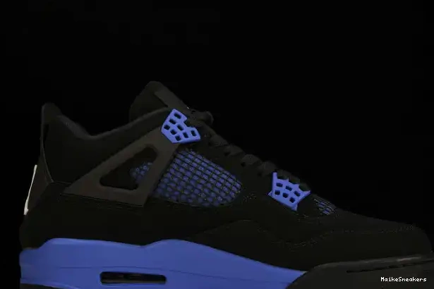 MaikeSneakers Royal Black Retro 4 Jordan Game CT8527-018 0216