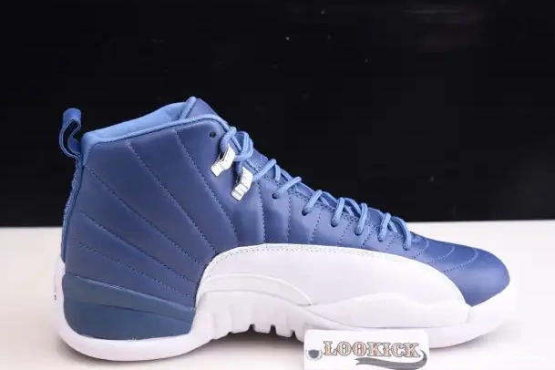 MaikeSneakers Stone Retro Air Jordan Blue 12 130690-404 0216