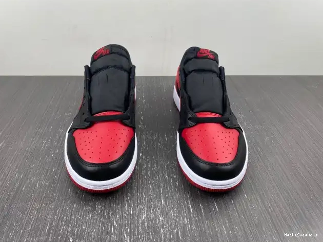 MaikeSneakers Bred Air Jordan 705329-001 Retro 1 Low 0221