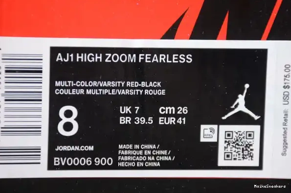 MaikeSneakers Zoom 1 Jordan Fearless BV0006-900 Air Retro High 0207